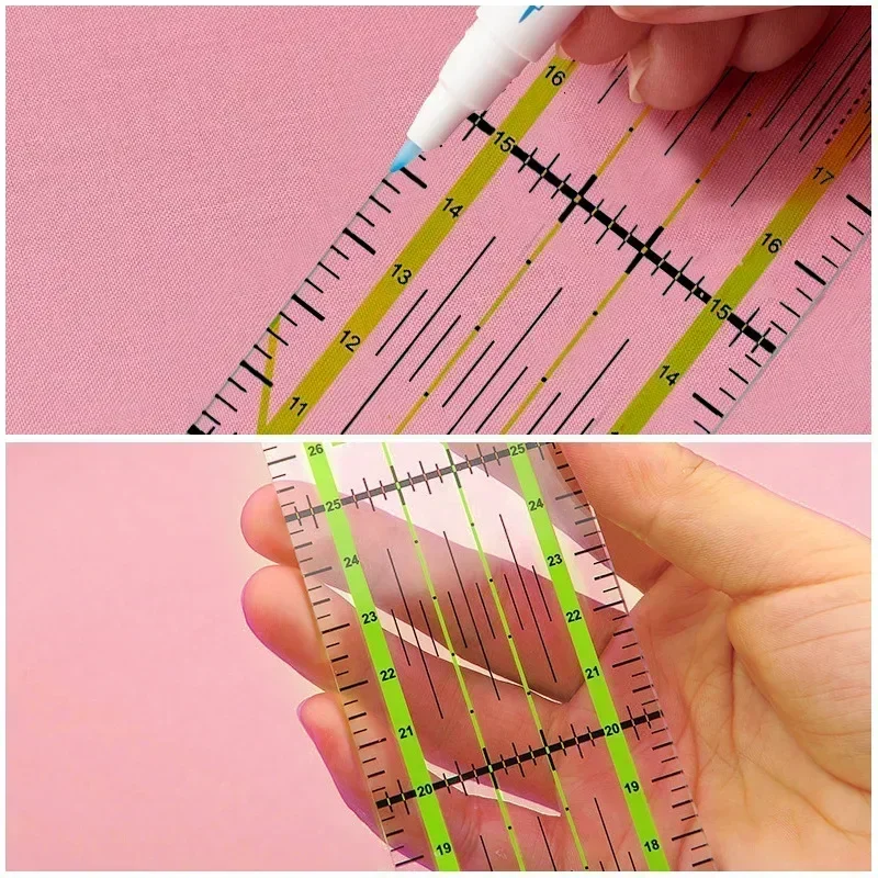 1/2pcs 15cm Quilting Patchwork - Quilting Ruler Square ulasan dan harga