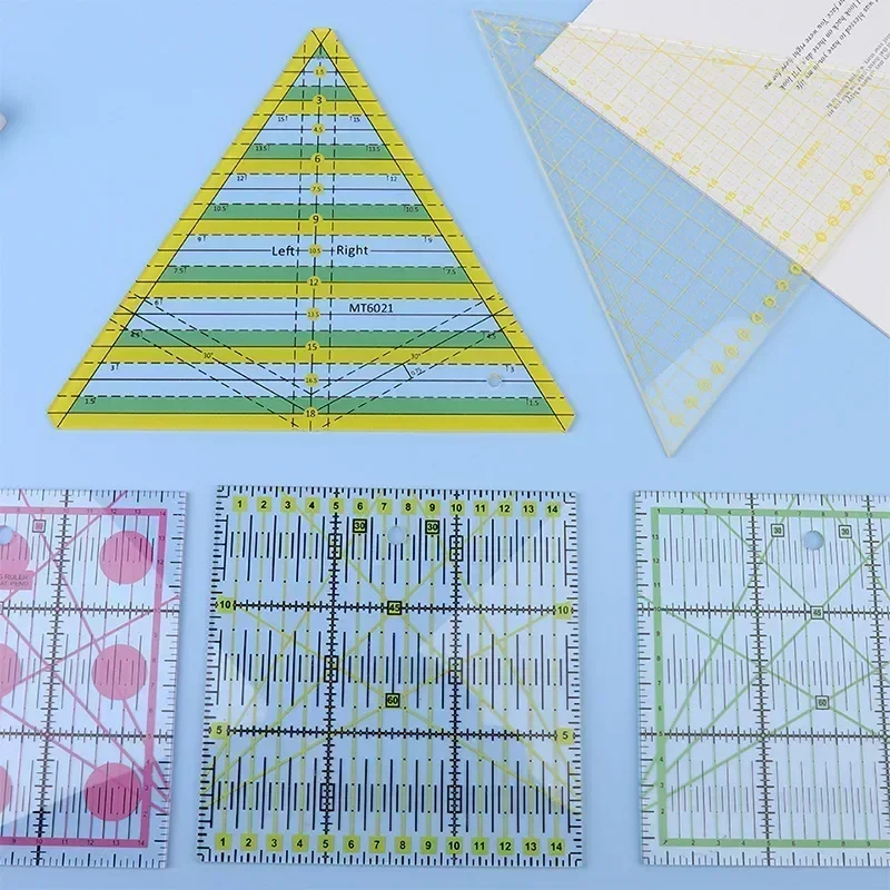 1/2pcs 15cm Quilting Patchwork - Quilting Ruler Square ulasan dan harga