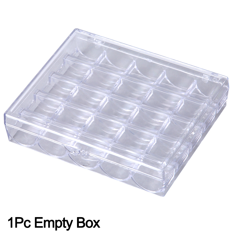 25 Grid Clear Empty Bobbins St - Sewing Machine Yarn ulasan dan harga