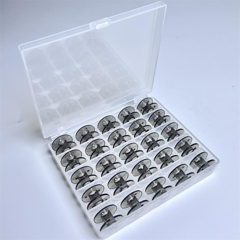 25 Grid Clear Empty Bobbins St - Sewing Machine Yarn ulasan dan harga