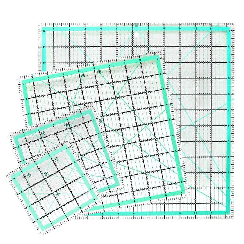 J1UL1N 4PCS Square Quilting Ru - Quilting Ruler Square ulasan dan harga