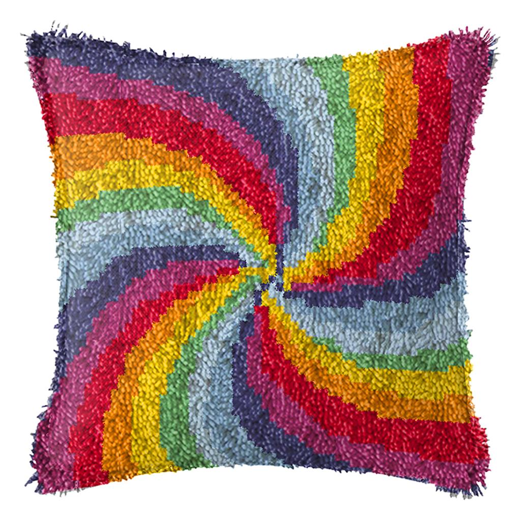Latch Hook Kit Rug Carpets Mak - Sewing Textile Art ulasan dan harga