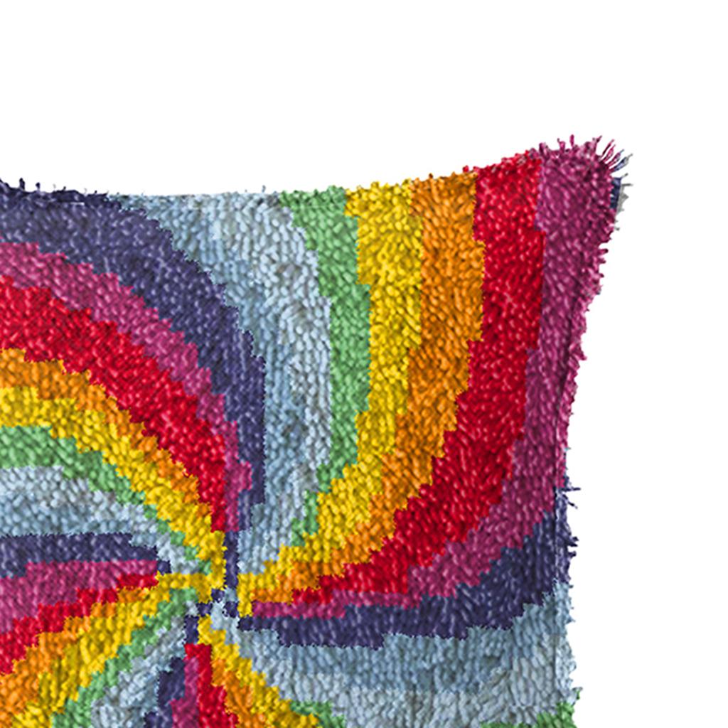 Latch Hook Kit Rug Carpets Mak - Sewing Textile Art ulasan dan harga