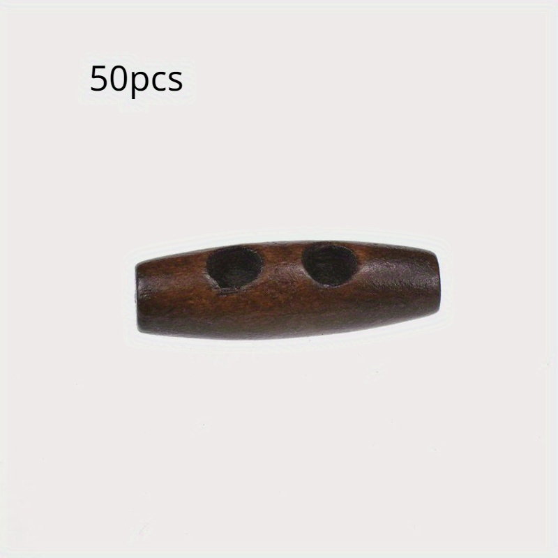 50pcs Recycled Wood Horn Toggl - Sewing Recycle ulasan dan harga