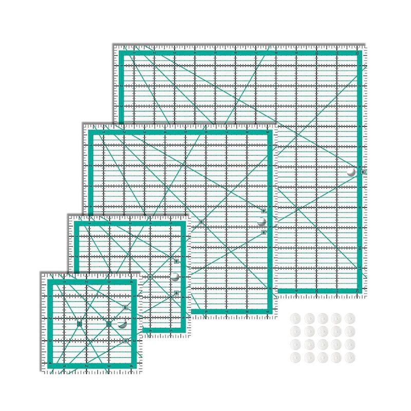 AEE4-Quilting Rulers,4 Square  - Quilting Ruler Square ulasan dan harga