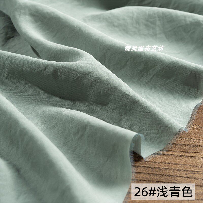 Sand-washed Cupro Fabric By Th - Sewing Recycle ulasan dan harga