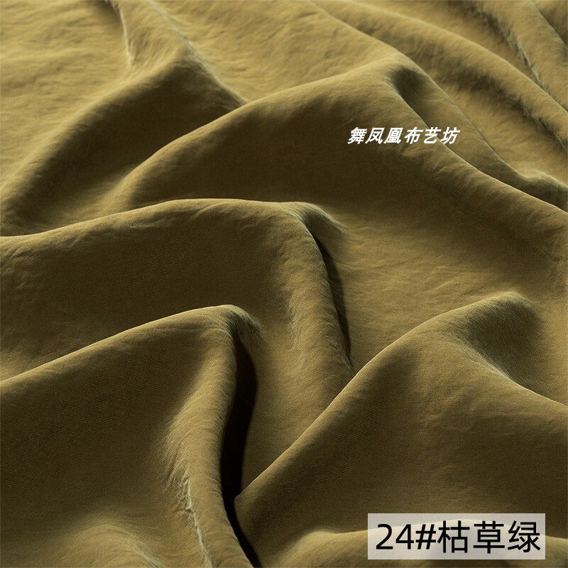 Sand-washed Cupro Fabric By Th - Sewing Recycle ulasan dan harga