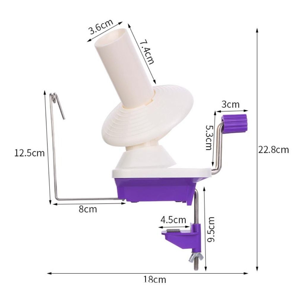 Portable Manual Wool Winder Ho - Sewing Machine Yarn ulasan dan harga