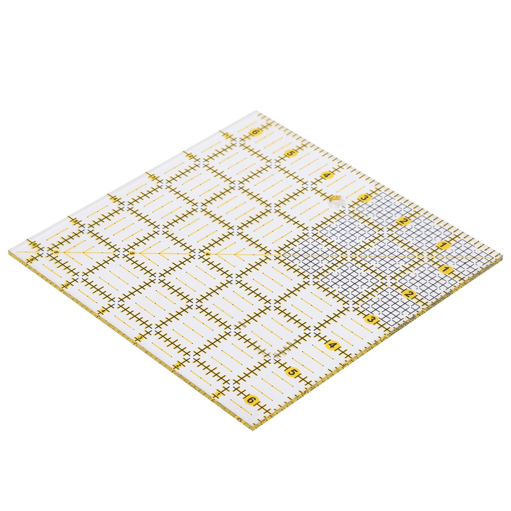 Durable 6.5x6.5in Square Quilt - Quilting Ruler Square ulasan dan harga