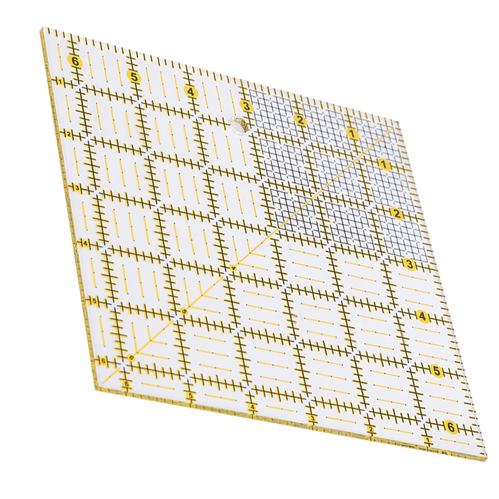 Durable 6.5x6.5in Square Quilt - Quilting Ruler Square ulasan dan harga