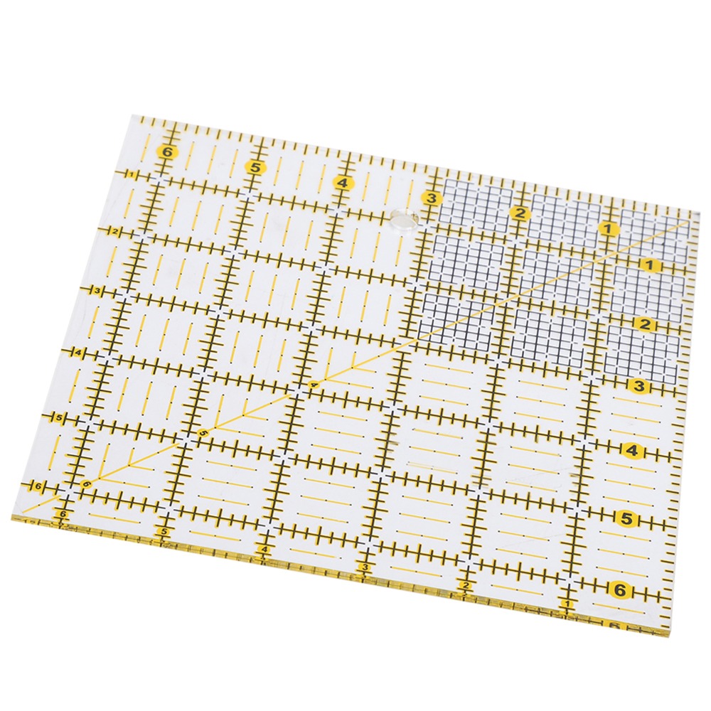 Durable 6.5x6.5in Square Quilt - Quilting Ruler Square ulasan dan harga