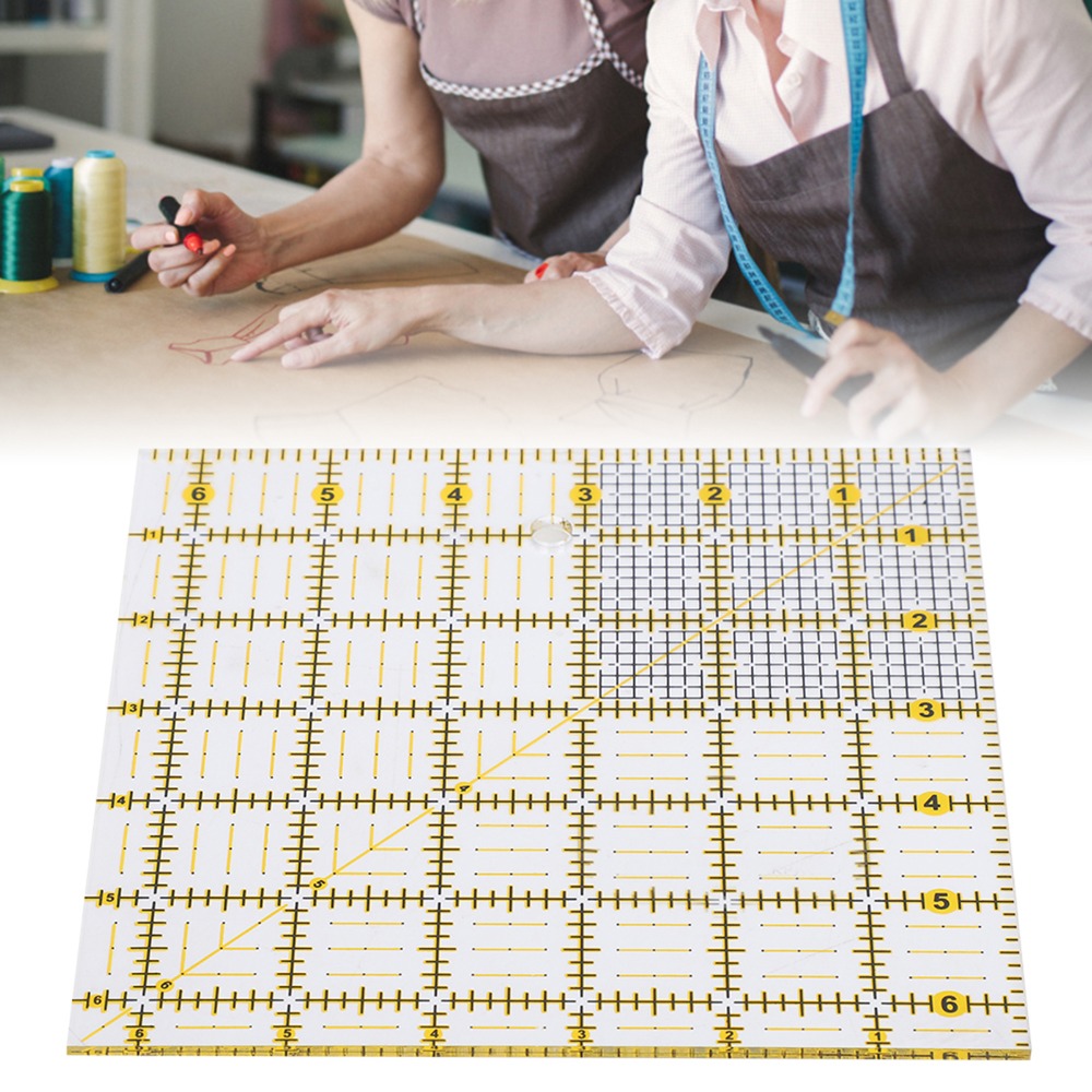 Durable 6.5x6.5in Square Quilt - Quilting Ruler Square ulasan dan harga
