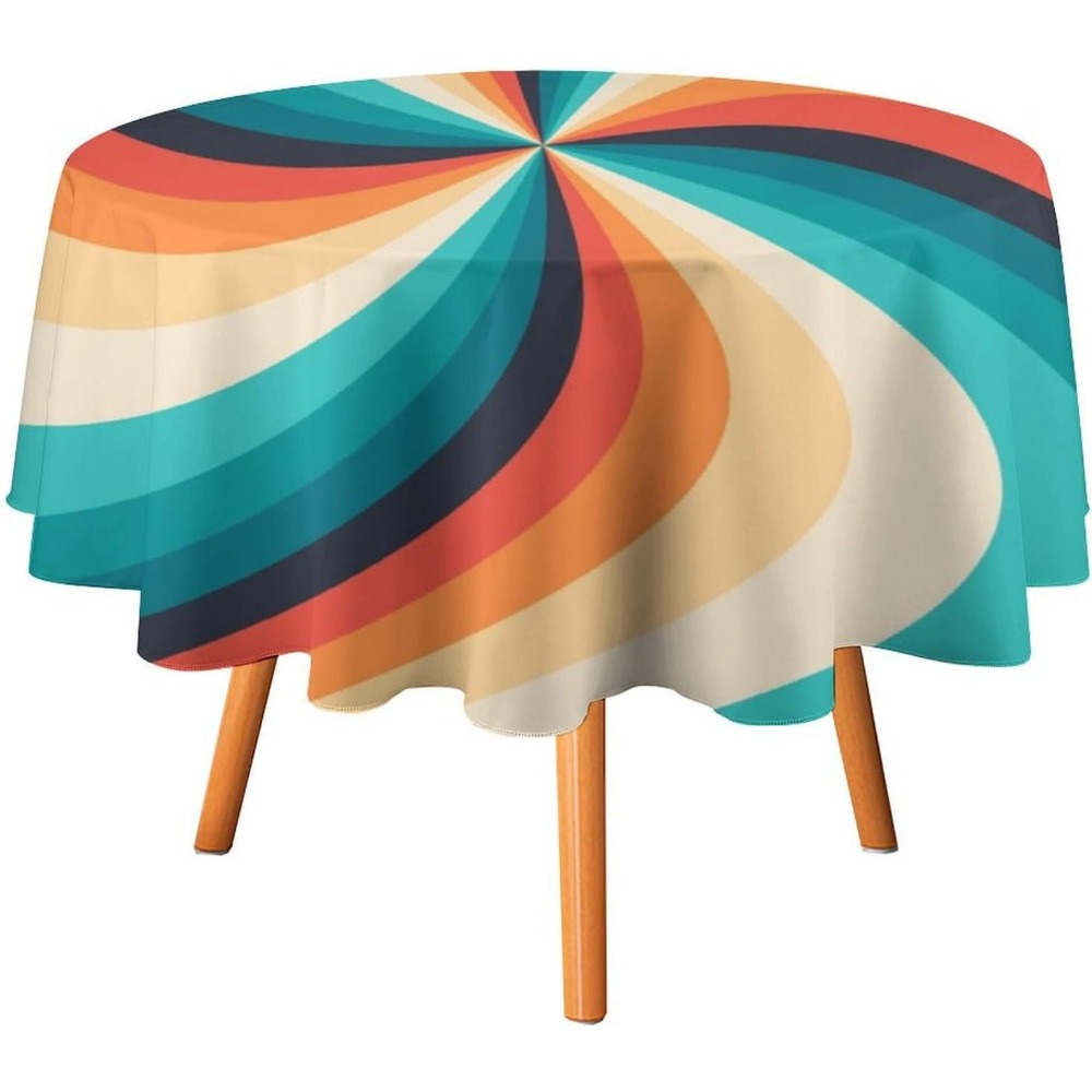 Vintage Groovy Swirl Round Tab - Century Textile & Sewing Supply Avenue C North Saskatoon Sk ulasan dan harga