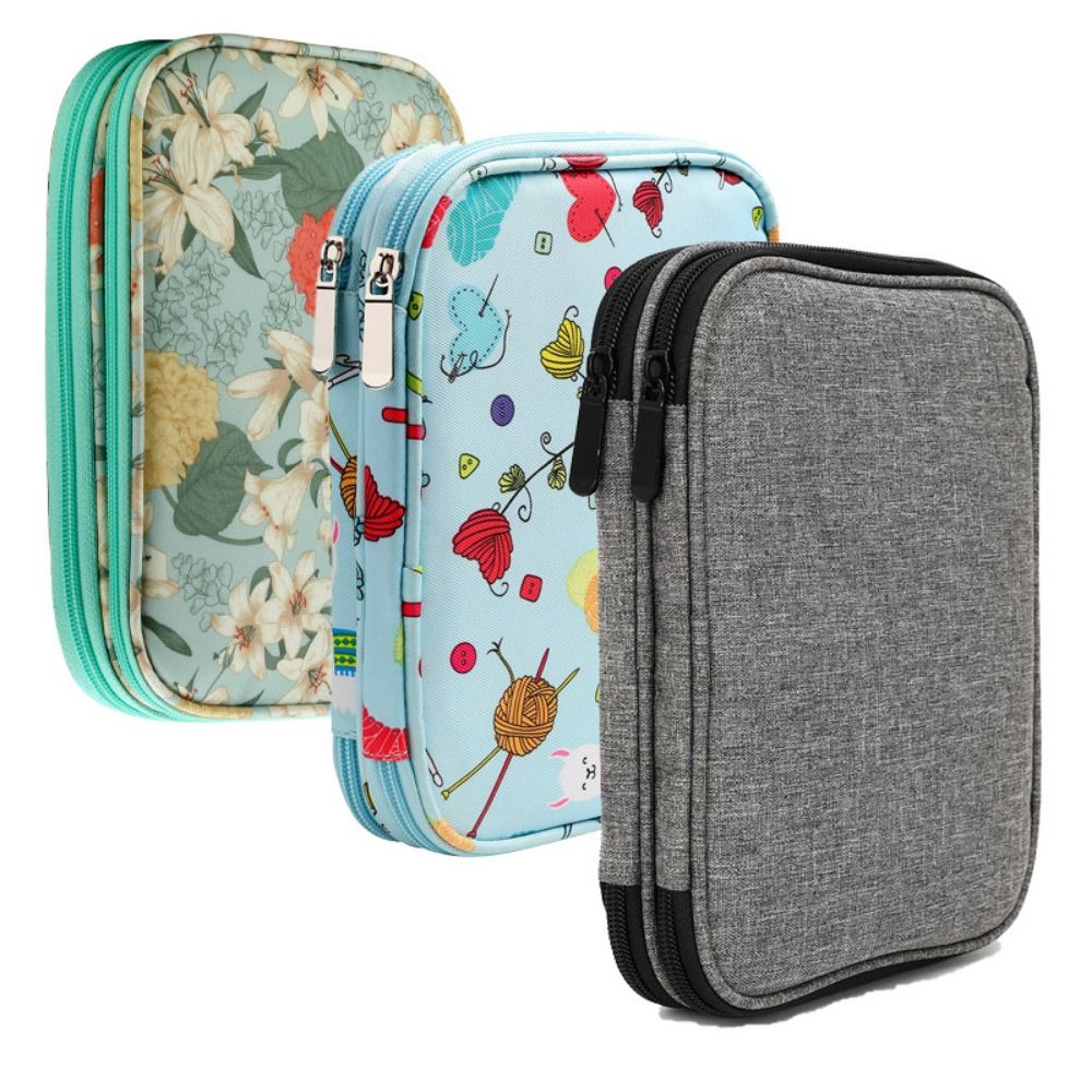 Knitting Needle Case, Portable - Textile Sewing Kit ulasan dan harga