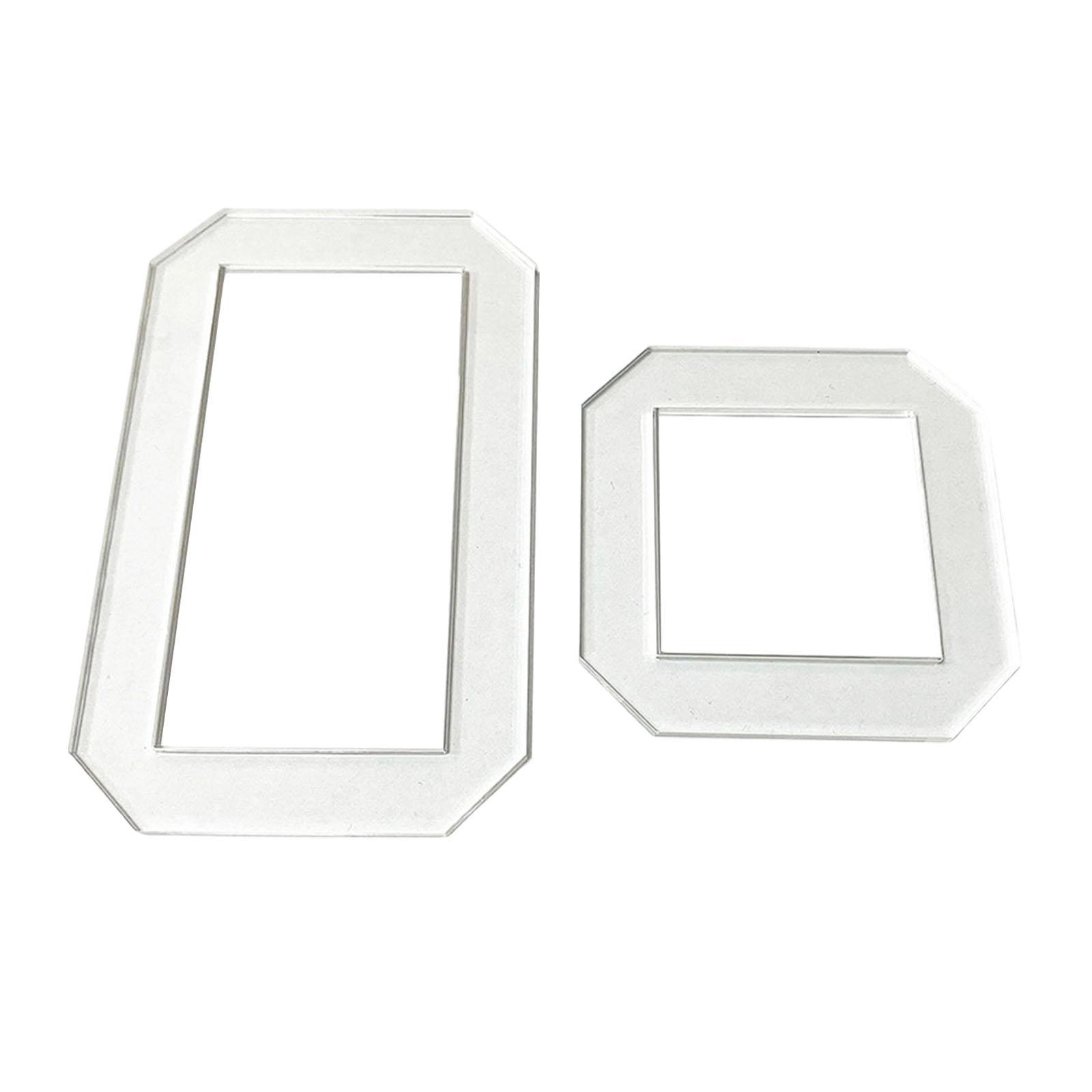 2Pcs Quilting Templates Quilt  - Quilting Ruler Square ulasan dan harga