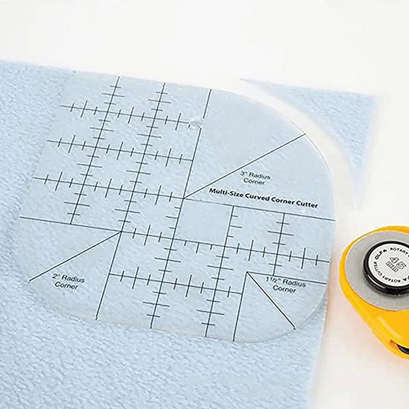 Curved Corner Cutter Quilt Rul - Quilting Ruler Square ulasan dan harga