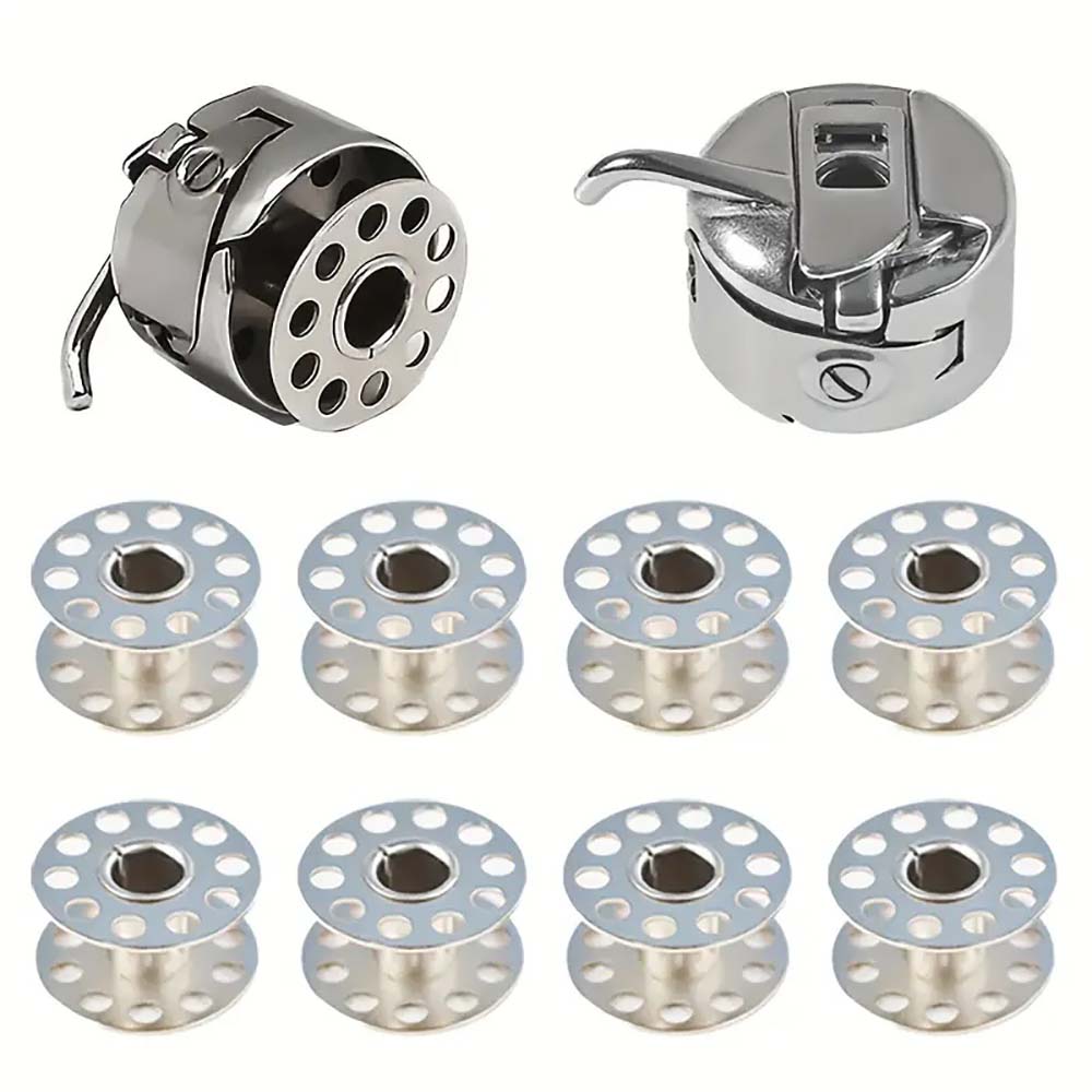 Bobbin Case and Metal Bobbins  - Textile Sewing Kit ulasan dan harga