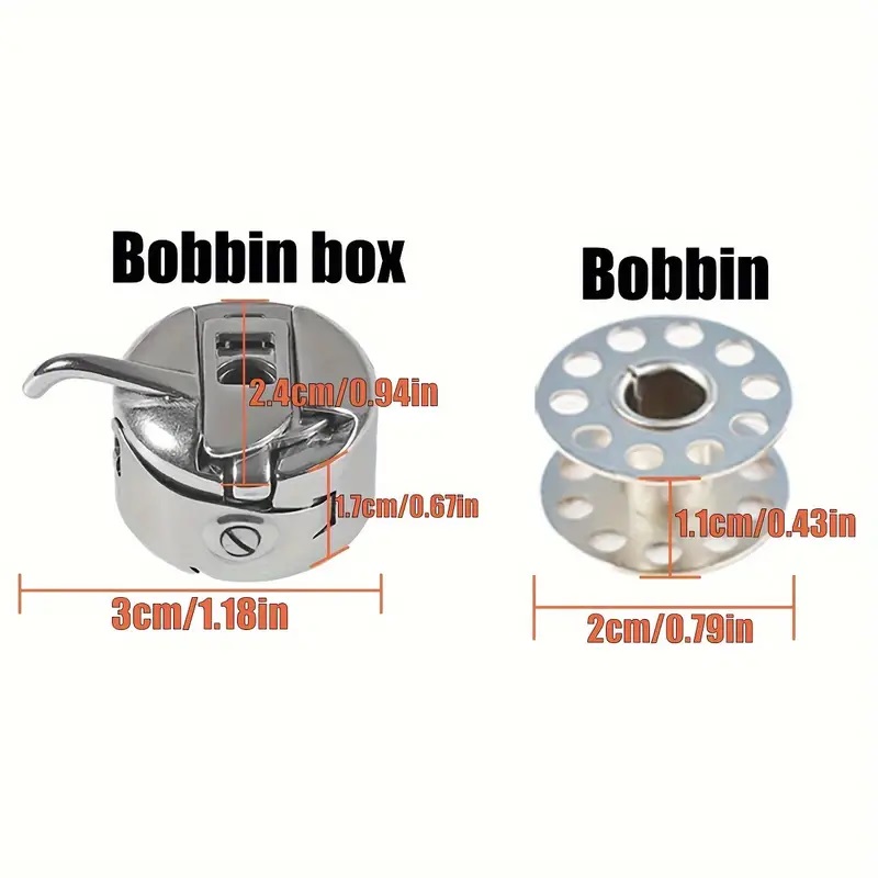 Bobbin Case and Metal Bobbins  - Textile Sewing Kit ulasan dan harga