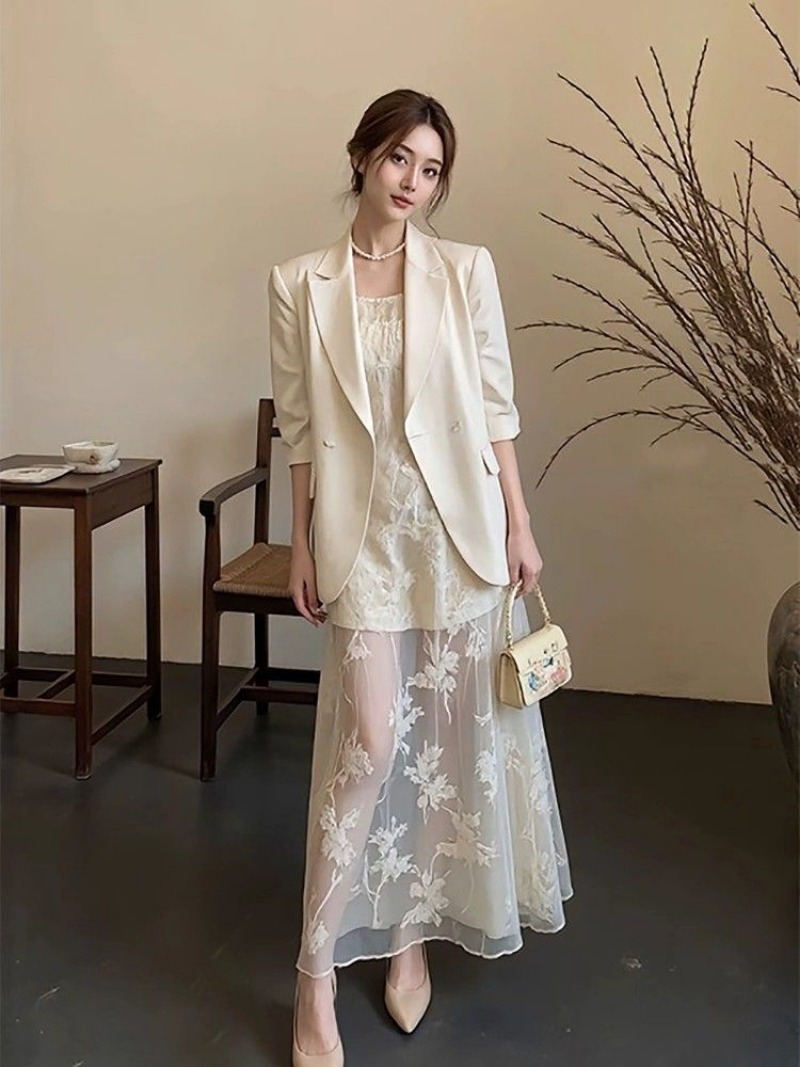 New High End Autumn Dress Set  - Sewing Jackets ulasan dan harga