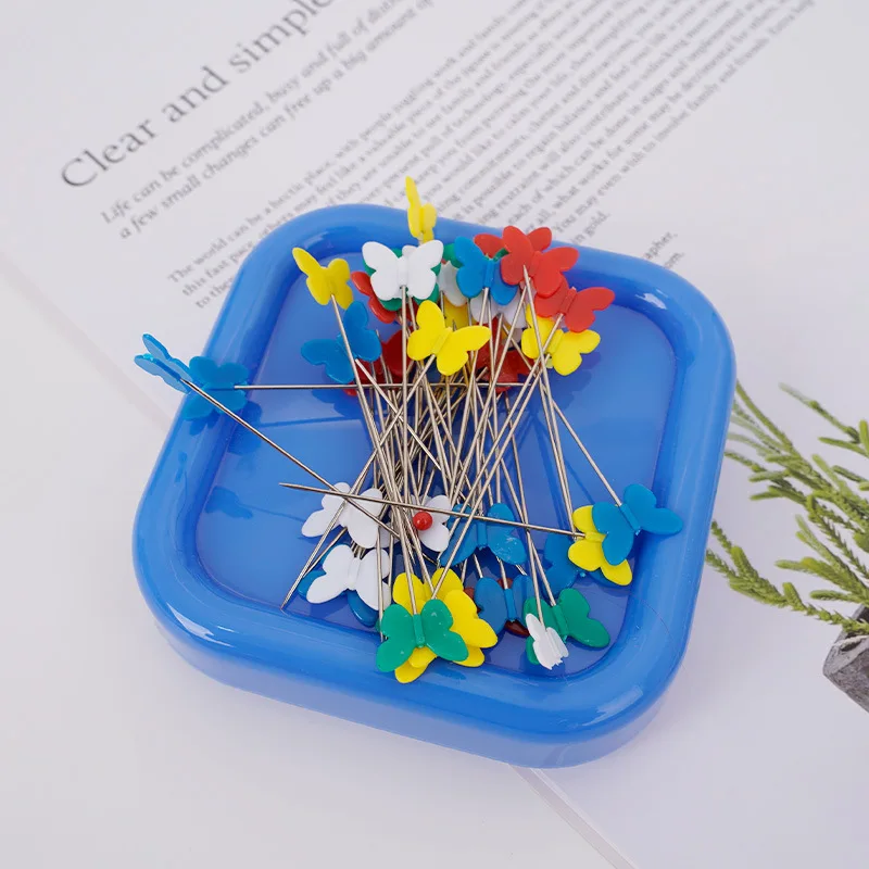 Color Square Magnetic Needle P - Sewing Pin Cushion ulasan dan harga